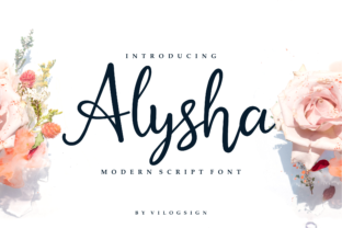 Alysha: The Script Handwritten Font for Modern Web Design