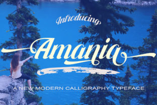 Amania: A Versatile Script Handwritten Font for Creative Campaigns