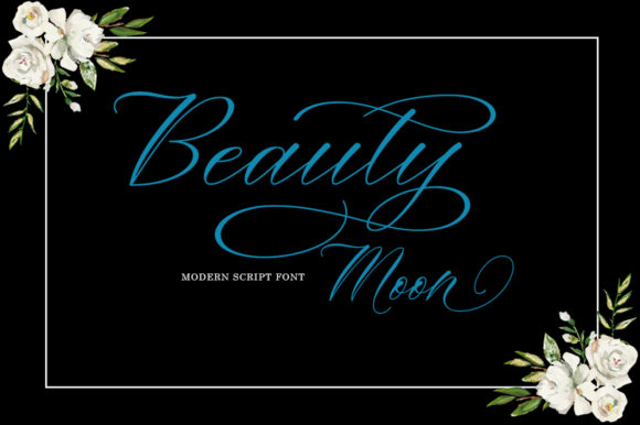 Beauty Moon Script for Trendy Branding and Feminine Design