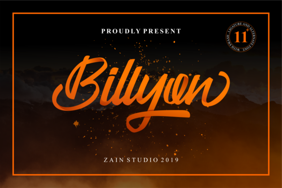 Billyon: A Script Font That Elevates Digital Branding