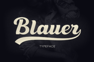 Blauer: A Script Font for Modern Editorial Design