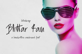 Blittar Rain: A Font That Elevates Branding with Modern Cool