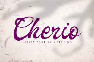 Cherio: A Script Font That Breathes Life Into Your Handmade Creations