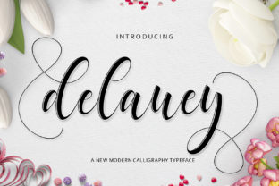 Delaney: A Script Font for Modern Editorial Design
