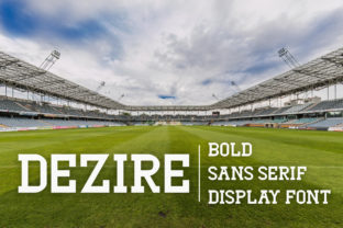 Dezire: A Bold Serif Font for Editorial Design and Branding