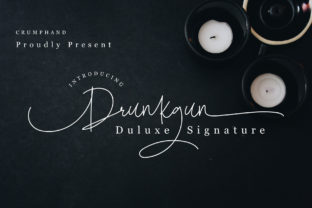 Drunkgun Script: A Luxurious Handwritten Font for Digital Branding