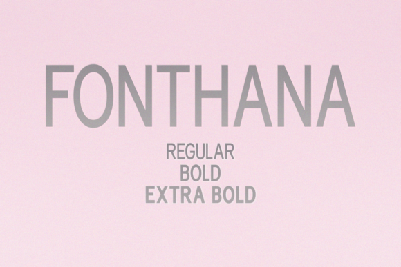 Fonthana: The Versatile Sans Serif Font for Modern Digital Design