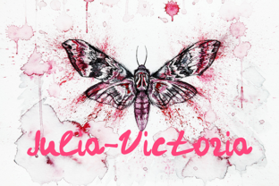 Julia-Victoria: A Script Handwritten Font for Crafters and Product Creators