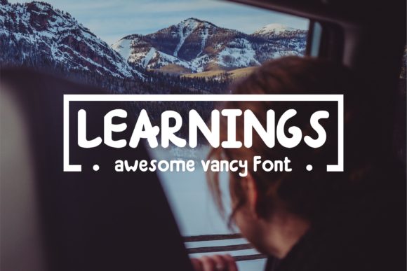 Learnings: A Modern Sans Serif Font for Dynamic Branding and Digital Campaigns