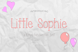 Little Sophie: A Playful Script Font for Creative Designers