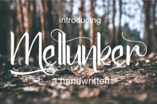 Mellunker: A Script Handwritten Font for Chic Branding