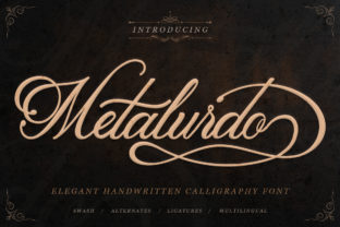 Metalurdo: A Script Handwritten Font for Creative Campaigns