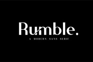 Rumble: A Font That Elevates Every Design