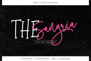 The Sangria Duo: A Font That Elevates Your Brand’s Visual Identity