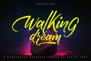 Walking Dream: A Script Handwritten Font for Dynamic Web Design