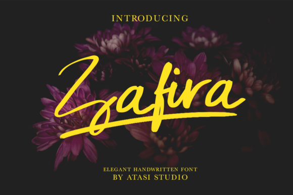 Zafira: A Script Font That Breathes Life into Handmade Creations